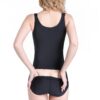Built-In Shapewear 2-In-1 Slanted V-Neck Mesh Top - Image 2