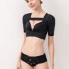 2.0 V-Neck Thong Bodysuit